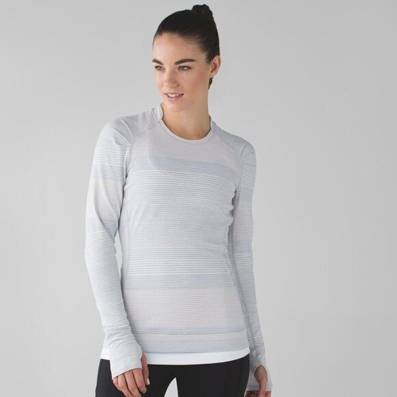 Lululemon Think Fast Long Sleeve- Long Sleeve Running Shirt- Size 2 - Picture 1 of 14